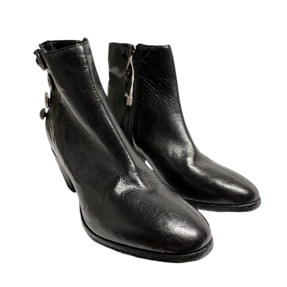 Elena Iachi Italian Leather Women’s Ankle Boots - Picture 2 of 6